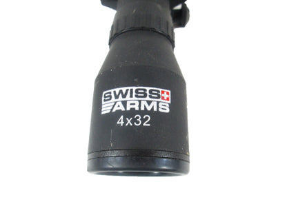 Swiss Arms 4x32 Sniper Scope w Scope Rings