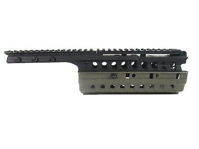 Tactical Two-Tone Caged Hand Guard - Black & Green