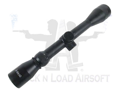 Full Metal 3-9x40 Scope w Windage and Elevation Dials
