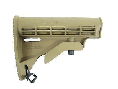 M4 Retractable Stock w/ Sling Loop | Tan