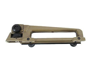 Two-Tone Adjustable Iron Sight Carry Handle - Black & Tan