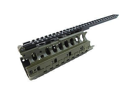 S-System Caged Hand Guard Conversion w Flat Top Rail - Green