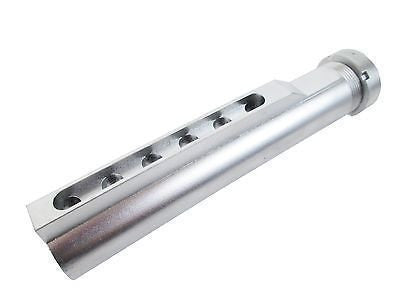Full Metal 6 Position Buffer Tube Replacement - Arctic Silver