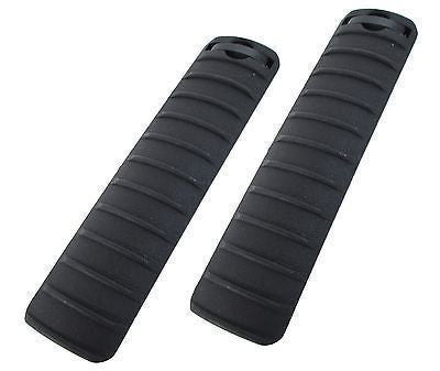 Set of 2 Heat Shield Textured High End Rail Covers