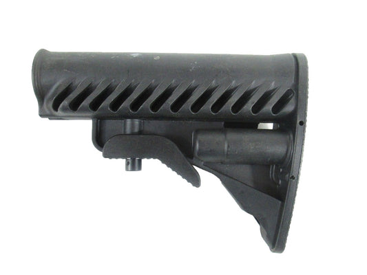 Innovative Reinforced Polymer M4 Side Railed Retractable Stock With Ribbed Stock Pad
