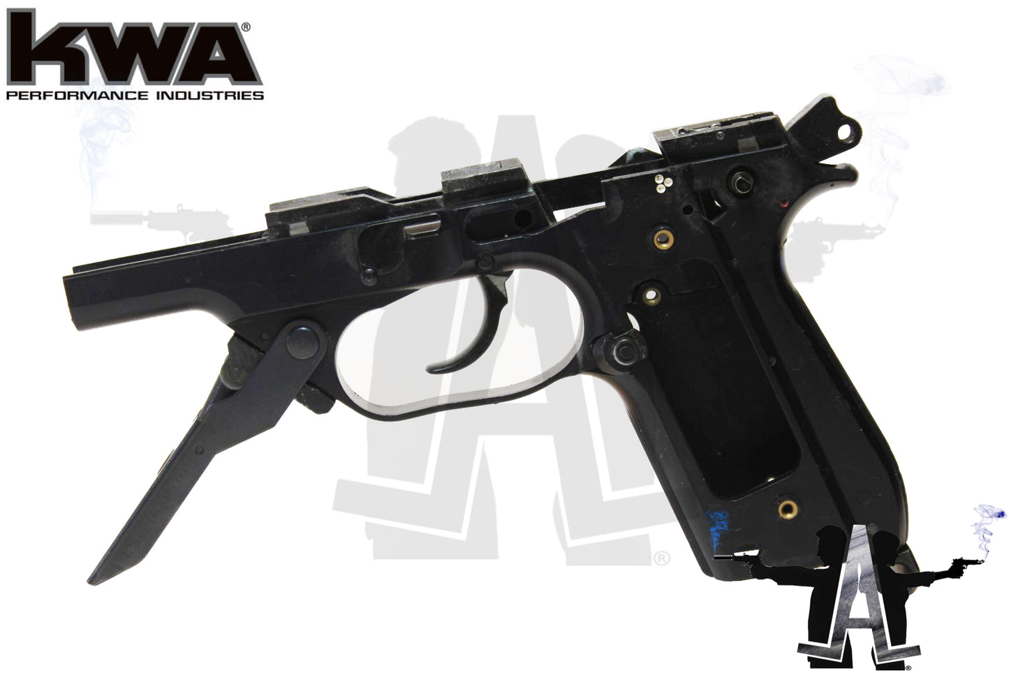 BONEYARD: KWA Gen 1 M93R Gas Blow Back Pistol w/ Folding Recoil Bar