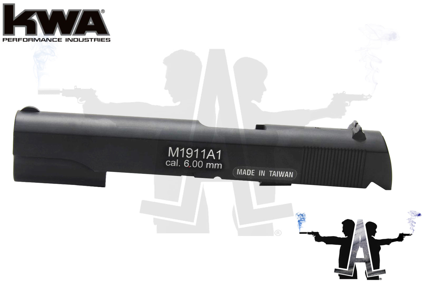 KWA Full Metal Trademarked M1911 Slide Replacement Unit