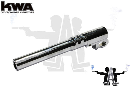 KWA Full Metal 1911 Drop In Outer Barrel | 4.6 Inches End To End | Silver