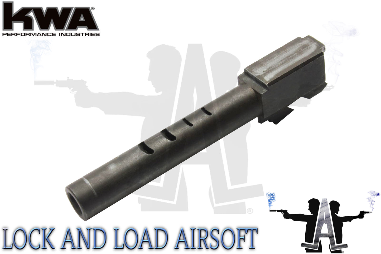 KWA Full Metal Custom Ported Outer Barrel Replacement | 4.5 Inches End To End