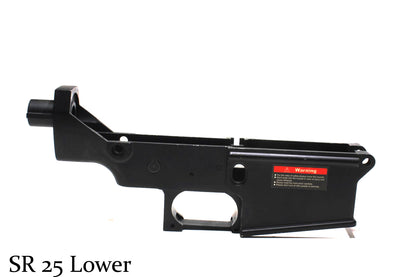Full Metal SR-25 Lower Receiver Replacement Body