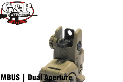 G&P Licensed Magpul MBUS Flip Sight - Dark Earth