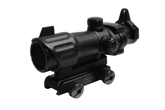 Premium ACOG Styled Red Dot Optic w/ Integrated Mounting & Kill Flash
